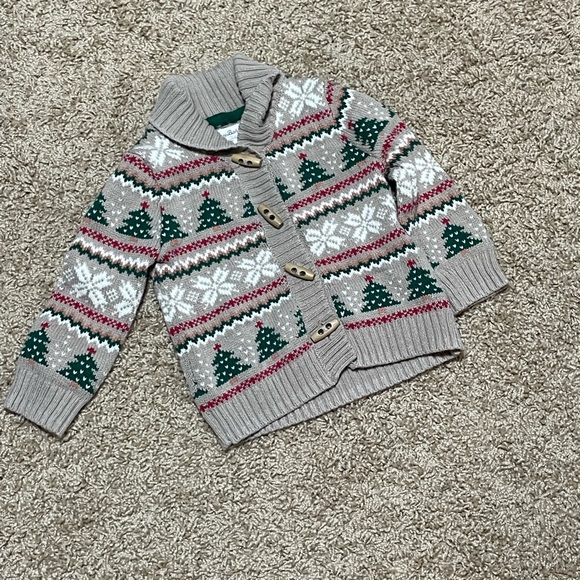 Tommy Bahama Kids Baby Toggle Holiday Christmas Sweater Preppy 12 months - Picture 1 of 4